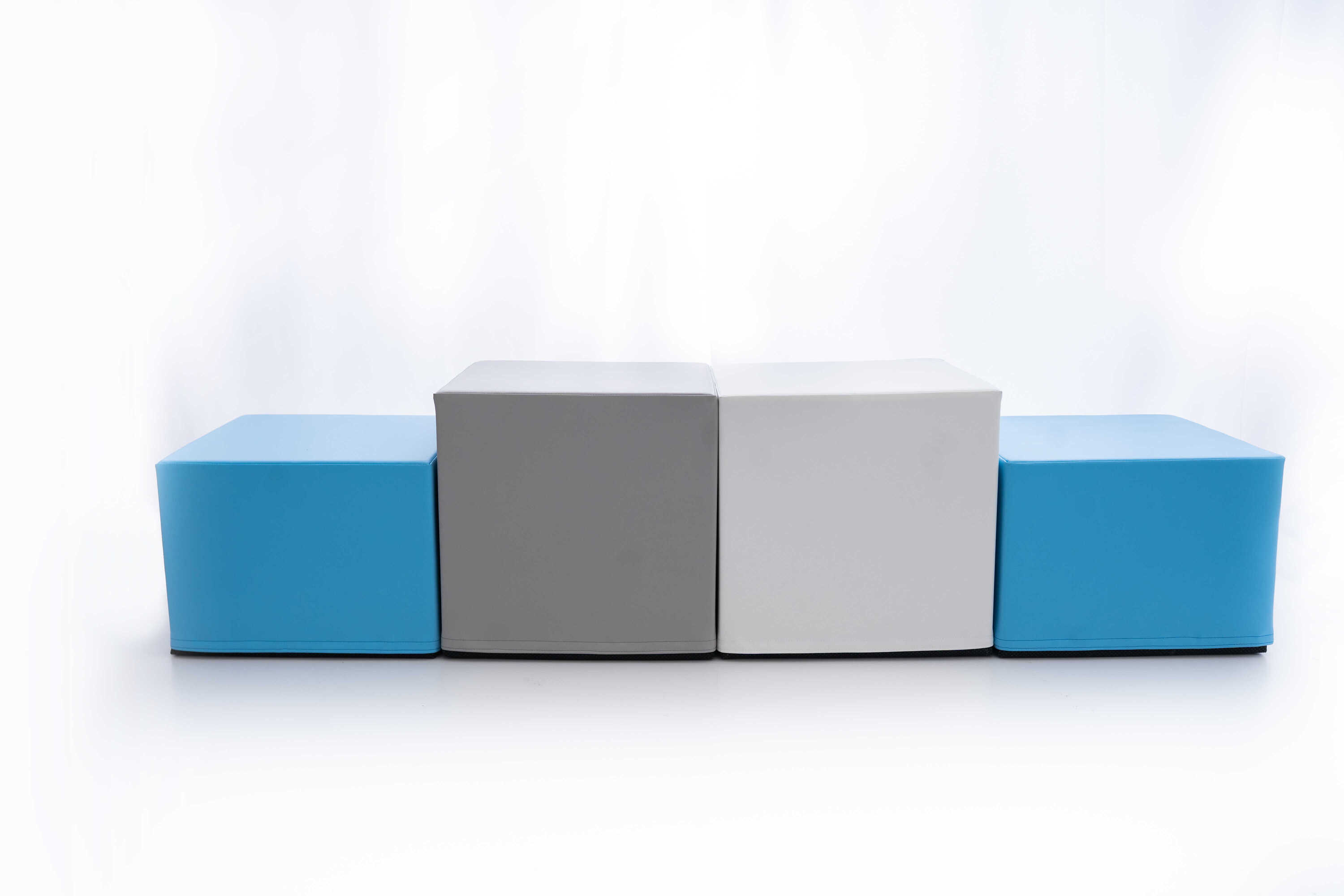 Sedací válce Moliplay sada 6 kusů koženka